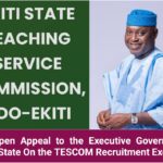 An Open Appeal To Governor Oyebanji Over TESCOM Recruitment: A Candidate’s Cry for Fairness and Transparency
